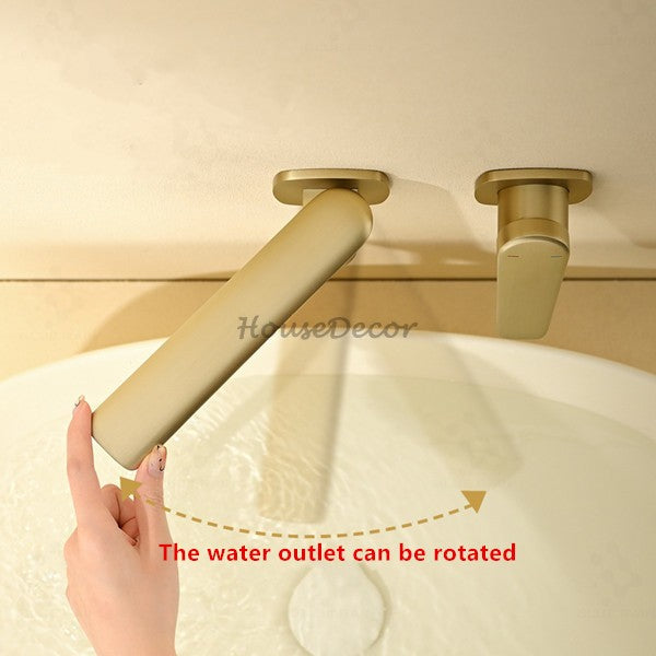Modern bath shower mixer tap swivel spout additional view
