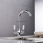 Modern Ceramic kitchen sink mixer tap swivel spout additional view