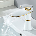 Modern bath shower mixer tap waterfall spout additional view