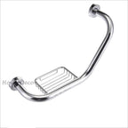 Modern bathroom grab bar safety grip main view