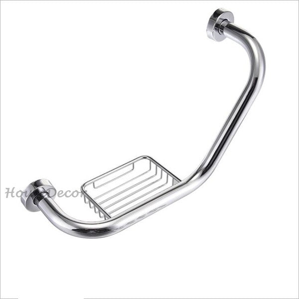 Modern bathroom grab bar safety grip main view