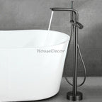 Modern bath shower mixer tap floor mounted design additional view