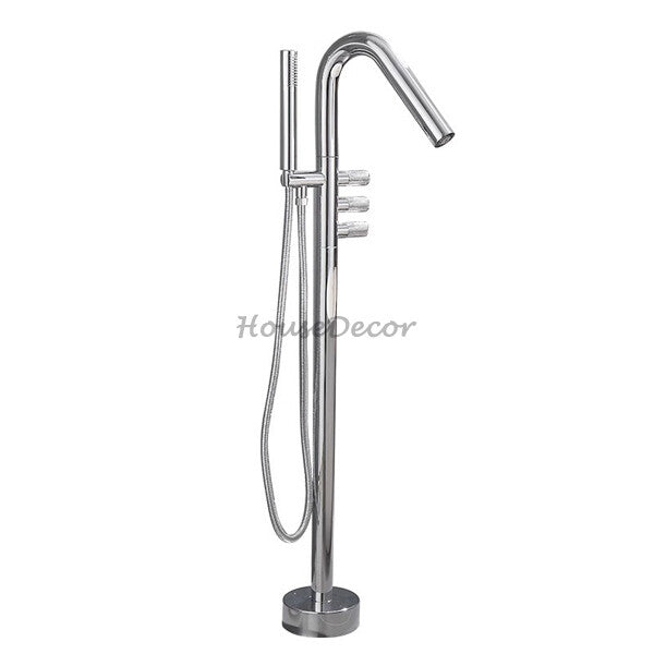 Modern bath shower mixer tap floor mounted design additional view