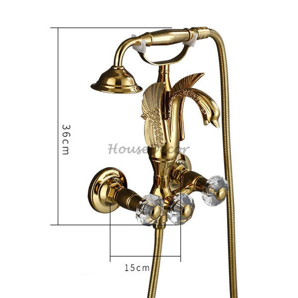 Modern bath shower mixer tap wall mounted design additional view