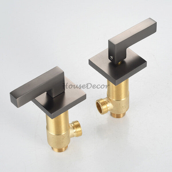 Modern bath shower mixer tap deck mounted design additional view