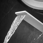 Modern bath shower mixer tap waterfall spout additional view