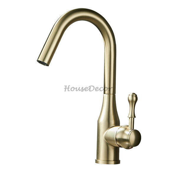 Modern kitchen sink mixer tap swivel spout additional view