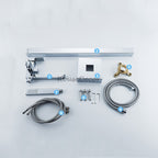Modern bath shower mixer tap handheld shower set additional view