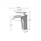 Modern bath shower mixer tap waterfall spout additional view