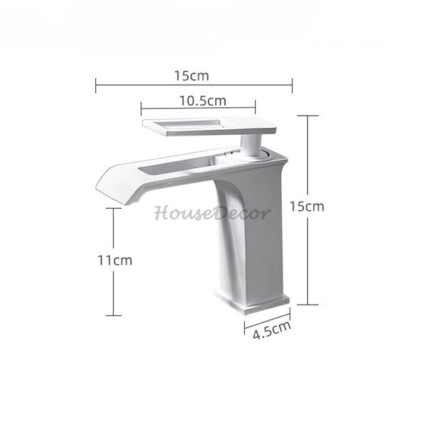 Modern bath shower mixer tap waterfall spout additional view