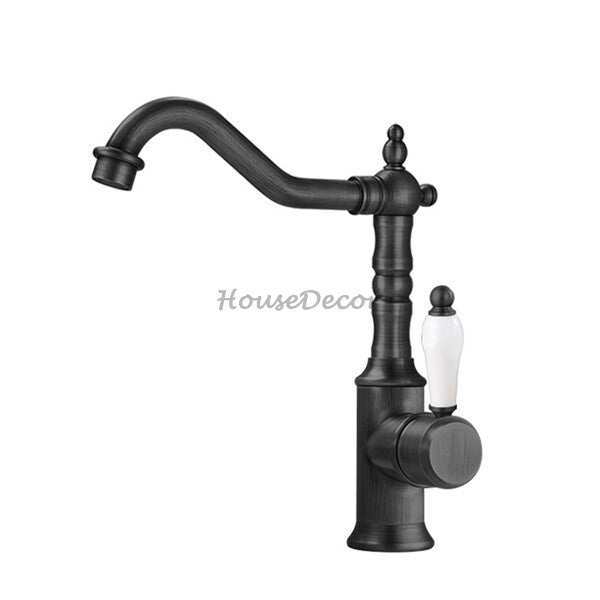 Modern bath shower mixer tap swivel spout detail view