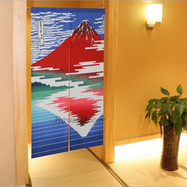 Modern Fabric doorway curtain room divider design main view