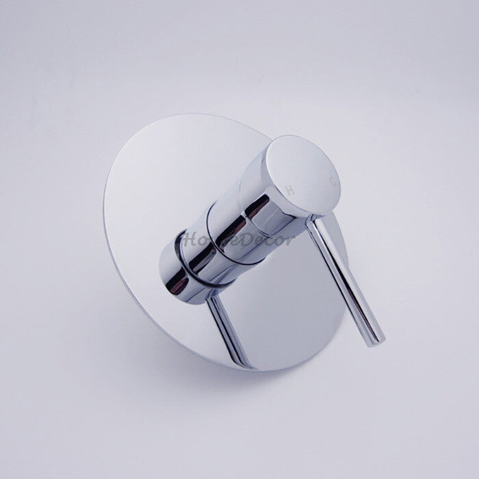 Chrome bath shower mixer tap detailed product view detail view