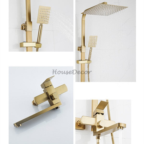 Modern Stainless Steel bath shower mixer tap detailed product view additional view