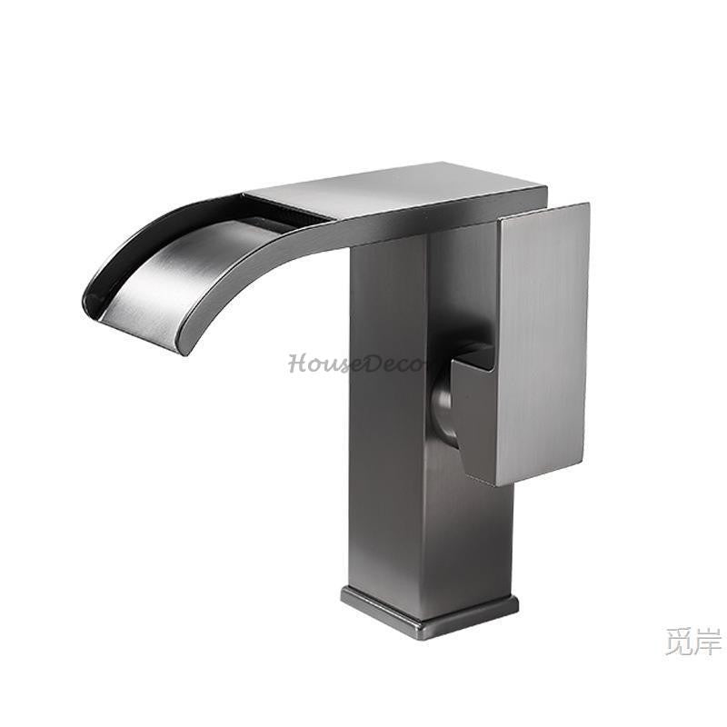 Brass bath shower mixer tap waterfall spout additional view