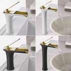 Modern bath shower mixer tap waterfall spout main view