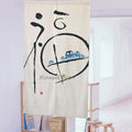 Modern Fabric doorway curtain room divider design main view