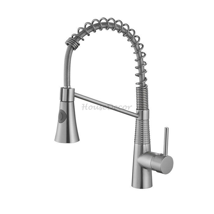Modern kitchen sink mixer tap detailed product view detail view