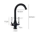 Modern Ceramic kitchen sink mixer tap swivel spout additional view