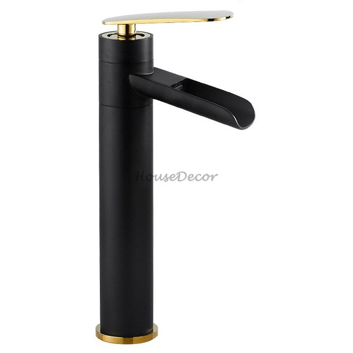 Modern bath shower mixer tap waterfall spout additional view