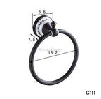 Modern Ceramic towel ring wall mounted design detail view
