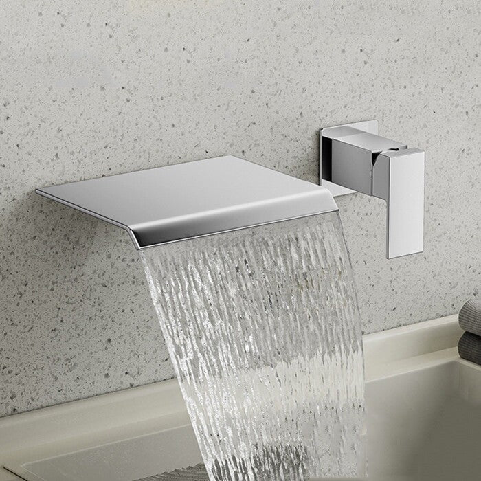 Modern bath shower mixer tap waterfall spout additional view