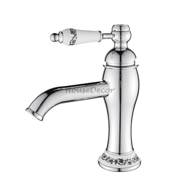 White Brass bath shower mixer tap detailed product view main view