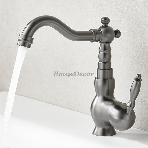 Brass bath shower mixer tap swivel spout main view