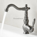 Brass bath shower mixer tap swivel spout main view