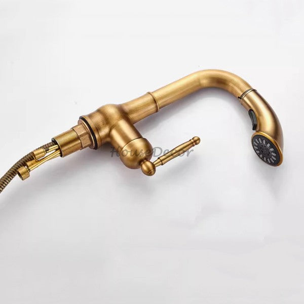 Modern bath shower mixer tap pull out spray additional view