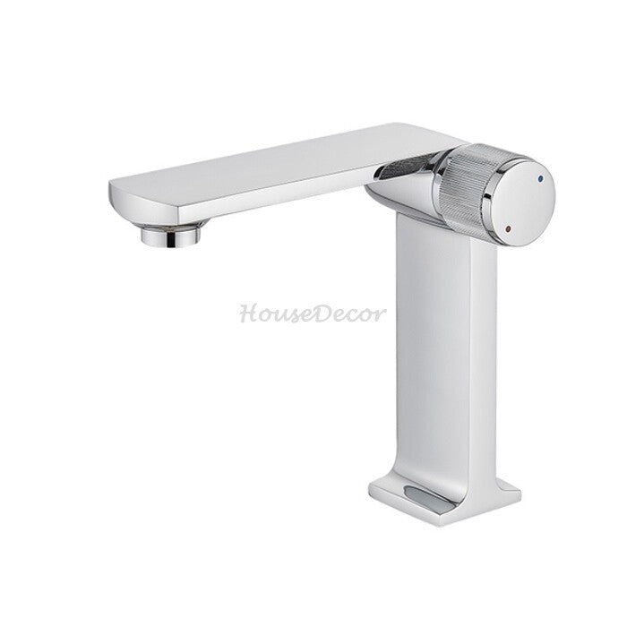 Modern bath shower mixer tap deck mounted design detail view