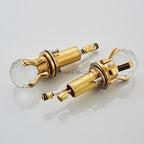 Modern bath shower mixer tap dual handle control additional view