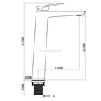 Modern bath shower mixer tap detailed product view additional view