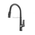 Modern kitchen sink mixer tap pull out spray additional view
