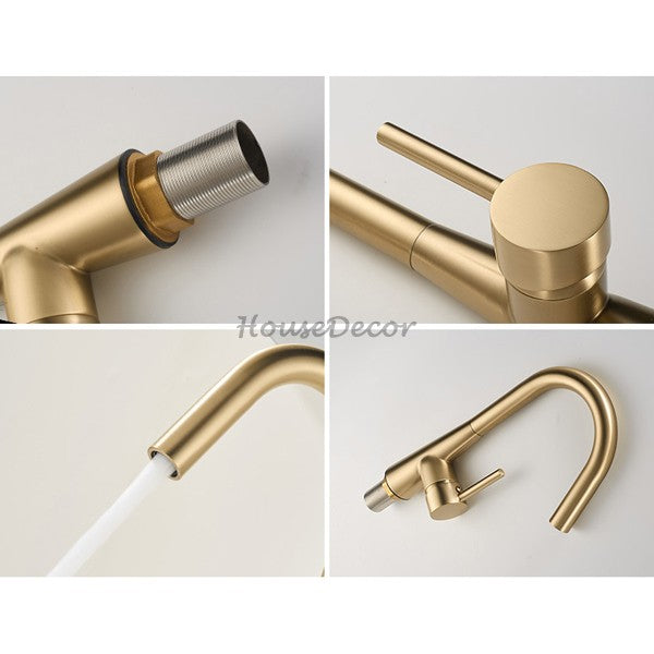 Modern bath shower mixer tap swivel spout additional view
