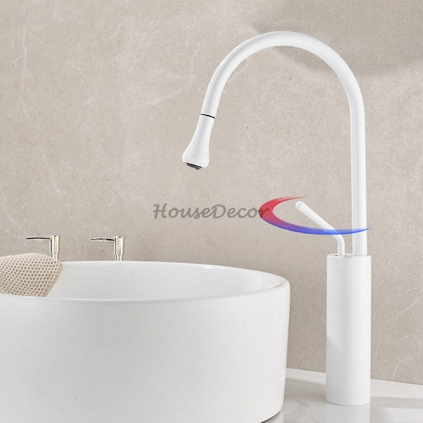 Brass bath shower mixer tap pull out spray additional view