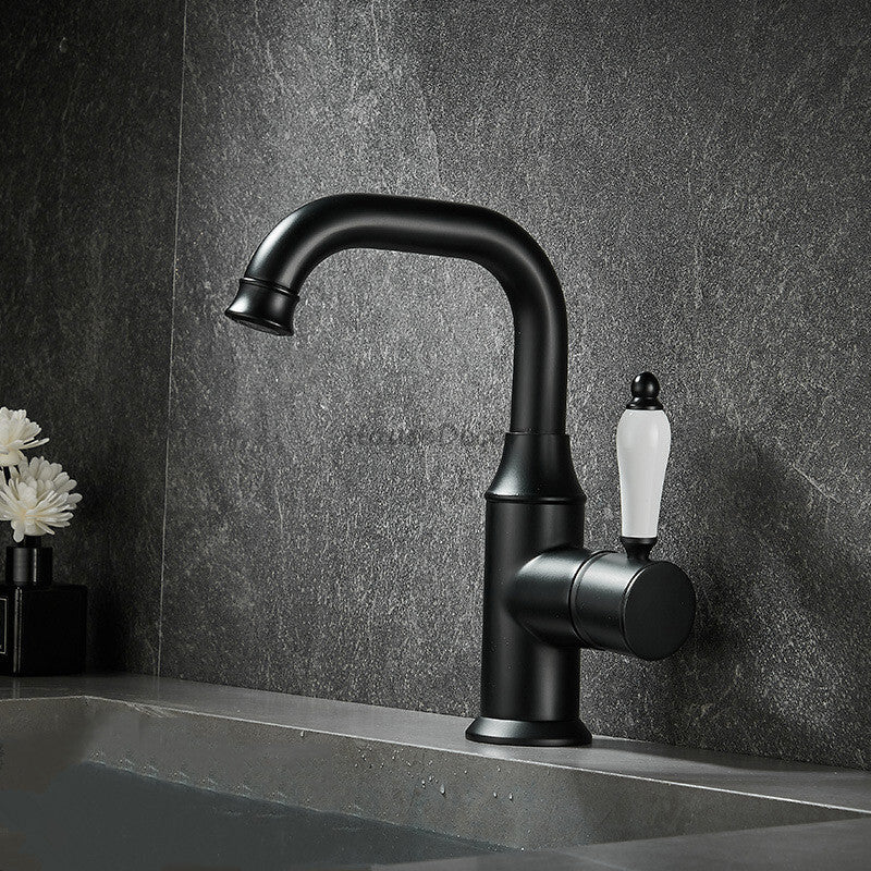 Modern bath shower mixer tap swivel spout detail view