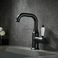 Modern bath shower mixer tap swivel spout detail view