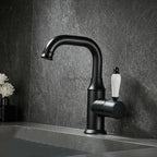 Modern bath shower mixer tap swivel spout detail view