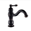 Black Brass bath shower mixer tap single lever control main view