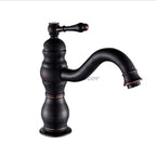 Black Brass bath shower mixer tap single lever control main view