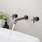 Brass bath shower mixer tap wall mounted design additional view