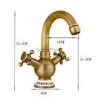 Antique Brass bath shower mixer tap swivel spout additional view