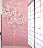 Modern Fabric doorway curtain room divider design main view