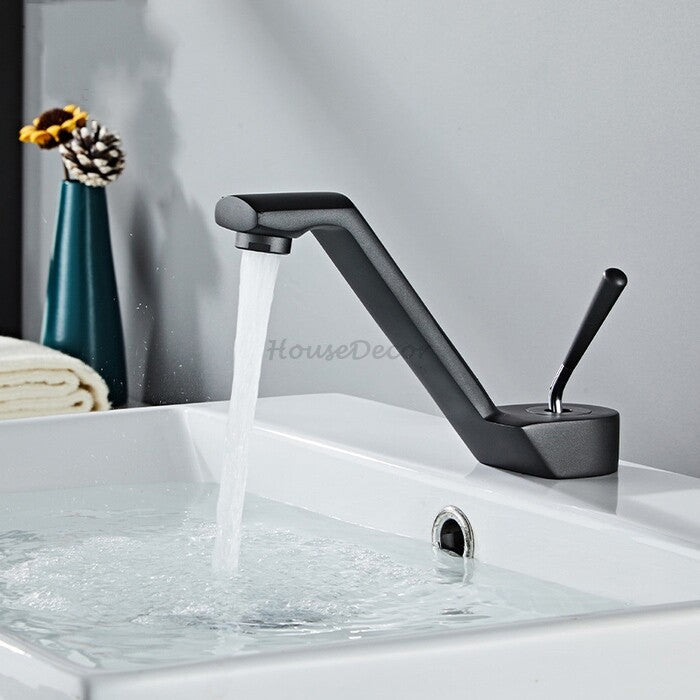 Modern bath shower mixer tap deck mounted design additional view