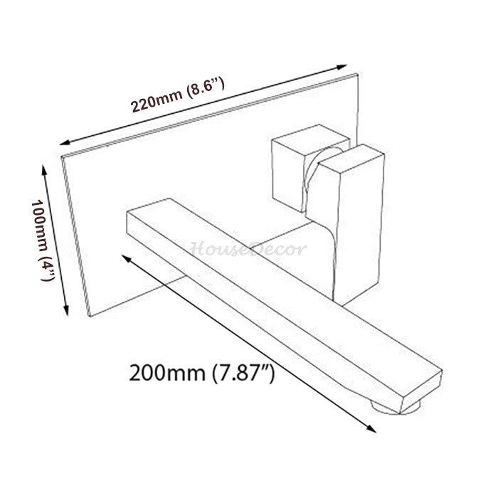 Chrome bath shower mixer tap single lever control additional view
