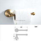 Antique Brass toilet paper holder wall mounted design additional view