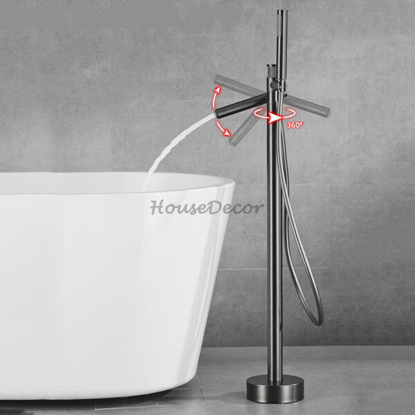 Modern bath shower mixer tap handheld shower set additional view