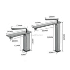 Modern bath shower mixer tap single lever control additional view