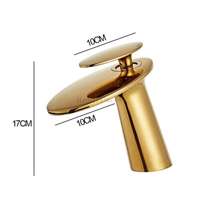 Modern bath shower mixer tap waterfall spout additional view